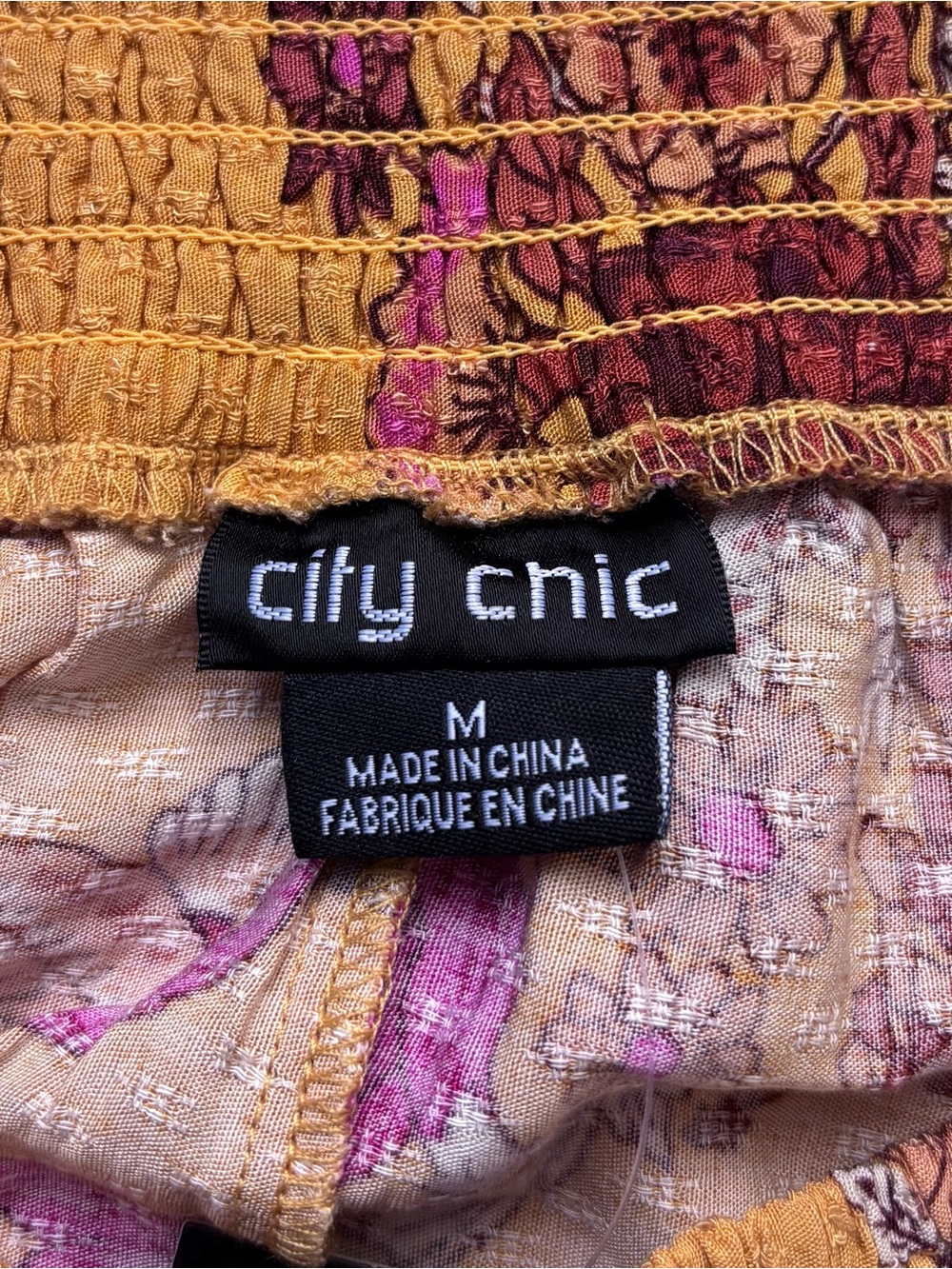 City Chic Venice Bird Floral Boho Skirt 18 - Picture 4 of 8